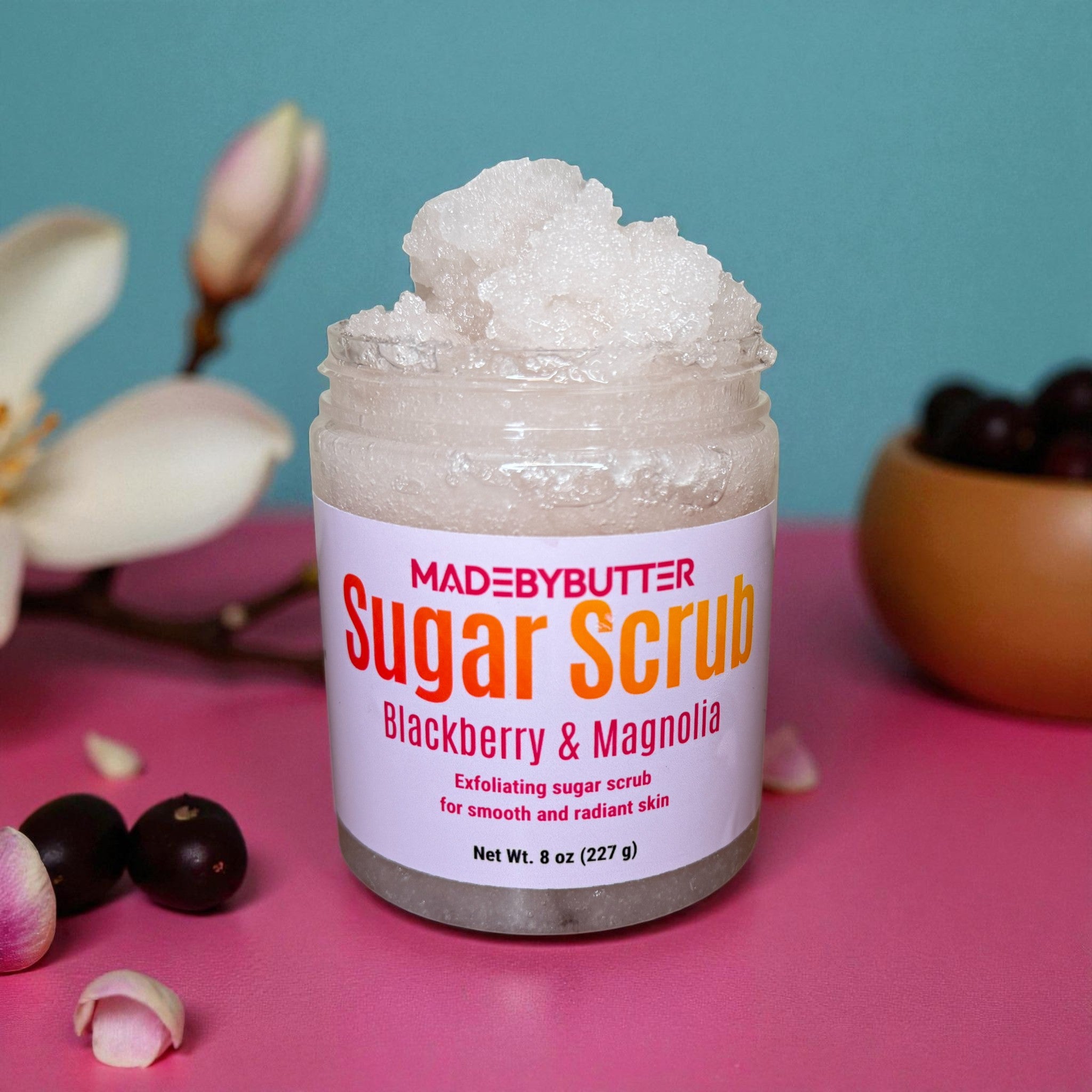 Blackberry & Magnolia Sugar Scrub
